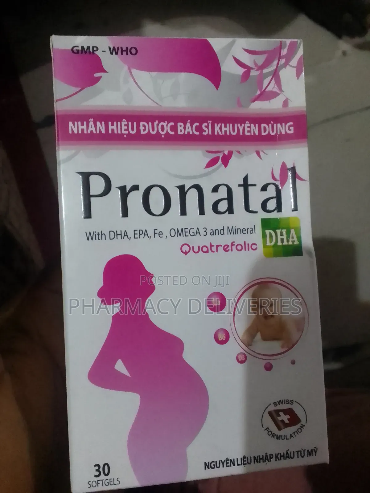 Pronatal Dha for Pregnancy Support for Mother Baby