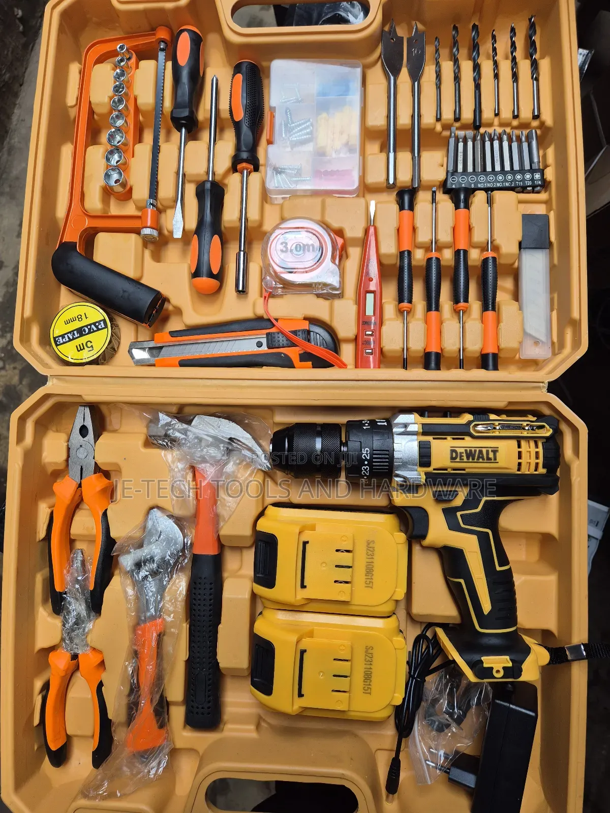 Mechanical Tools Box With 48v Drill
