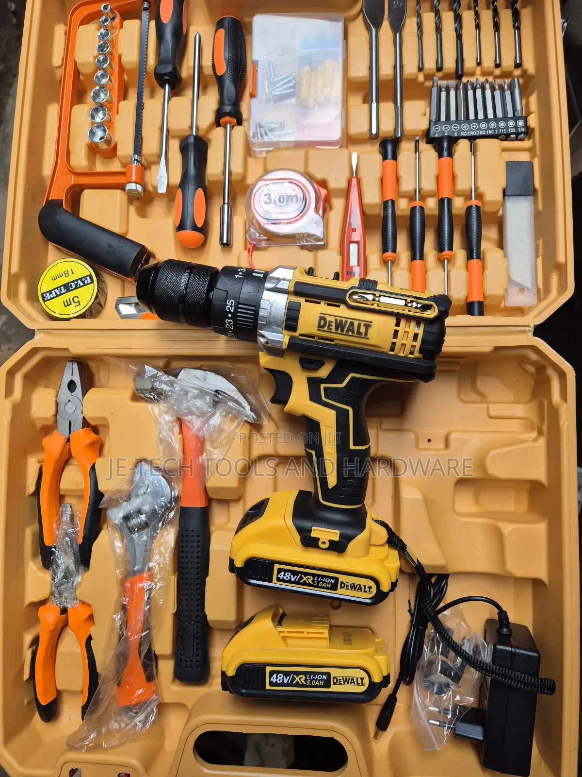 Mechanical Tools Box With 48v Drill