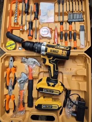 Mechanical Tools Box With 48v Drill