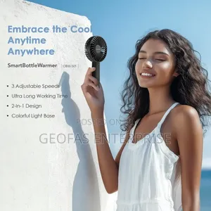 Oraimo Smart 2 Handheld Fan With Light Base