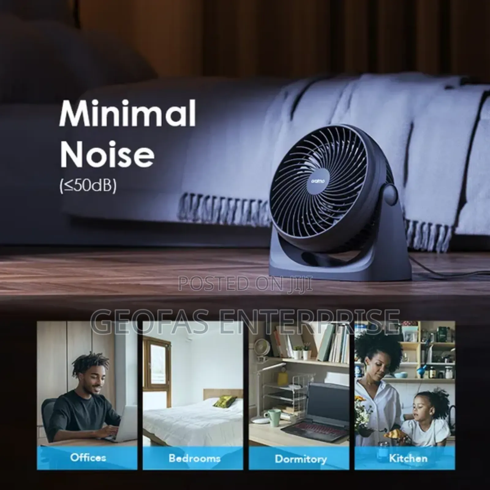 Oraimo Smart Powerful Cooling Table Fan