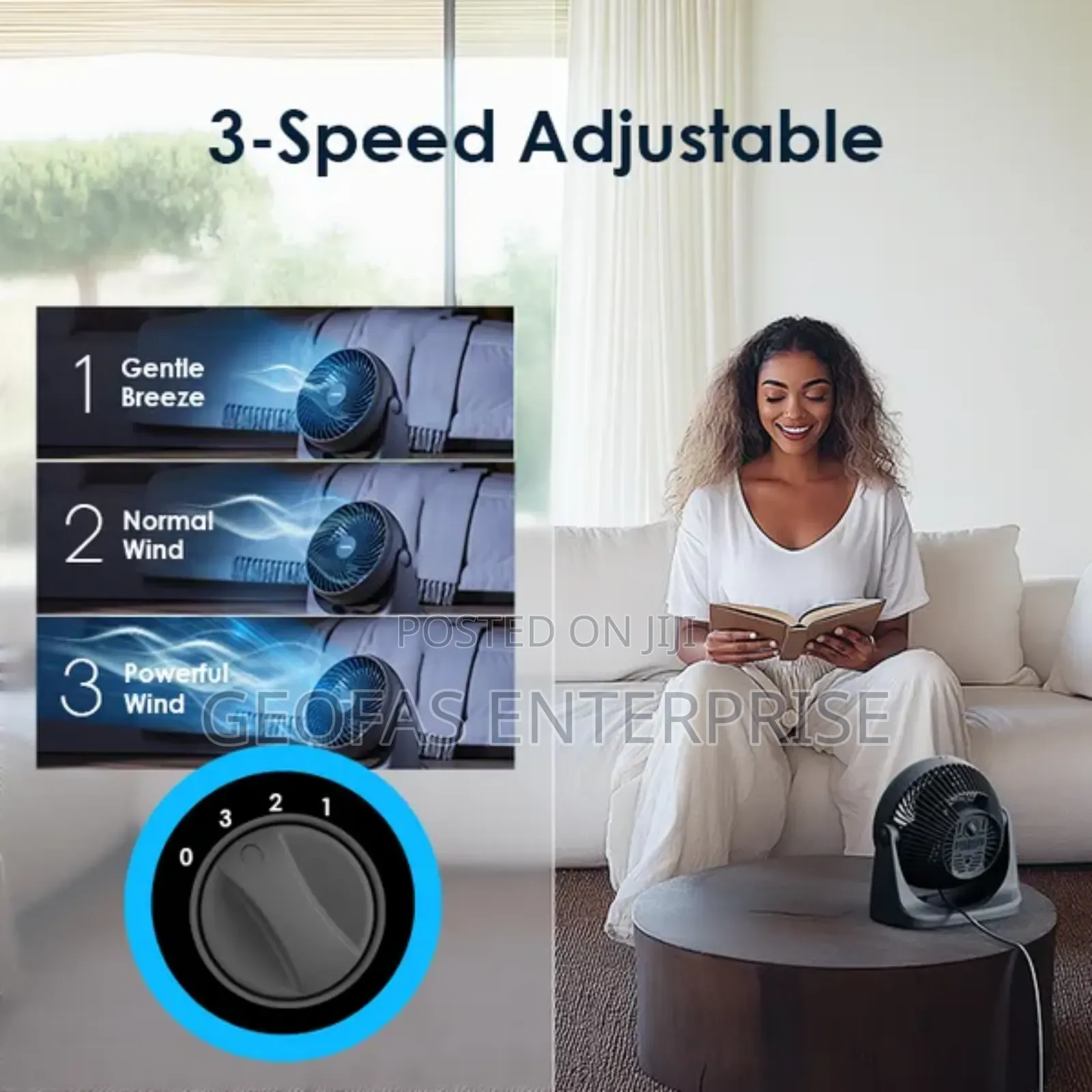 Oraimo Smart Powerful Cooling Table Fan