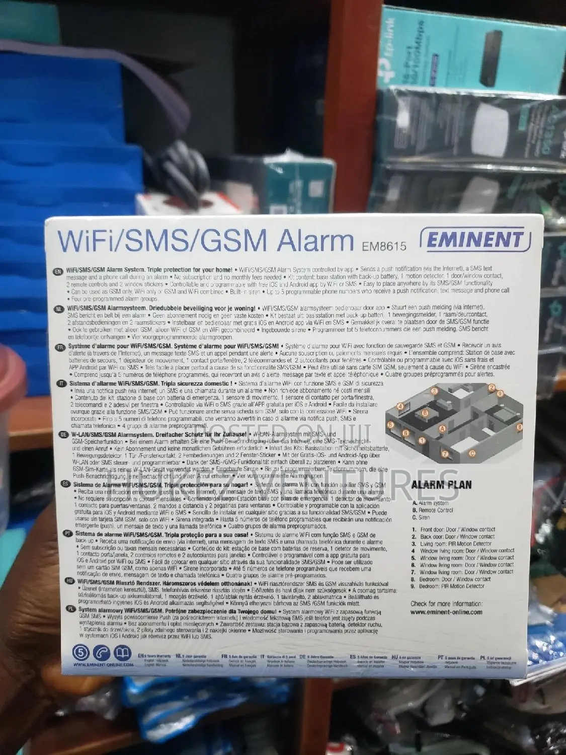 Ewent Eminent Wifi/SMS/GSM Alarm System