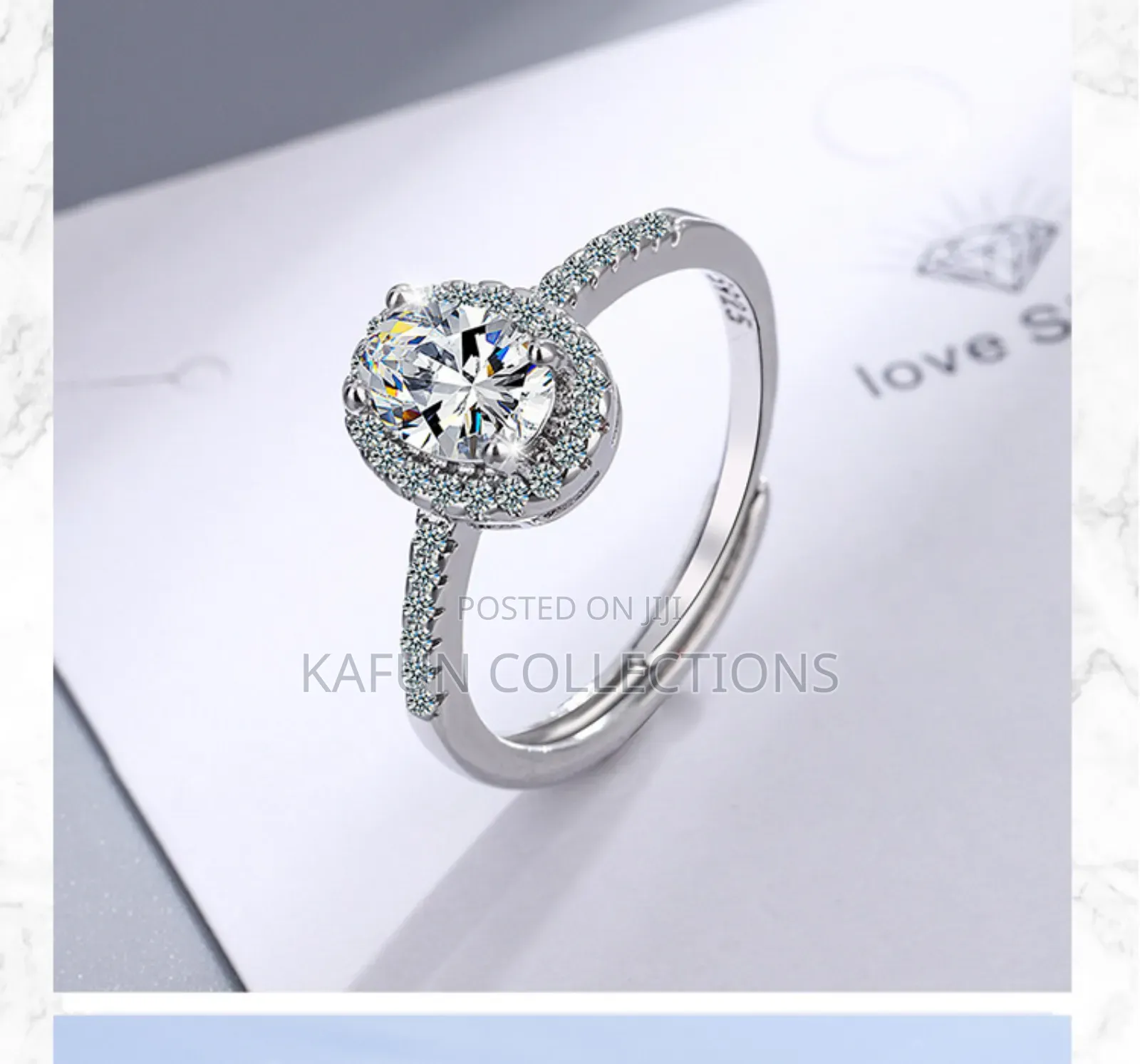 Sterling Silver Adjustable Engagement/Proposal Ring