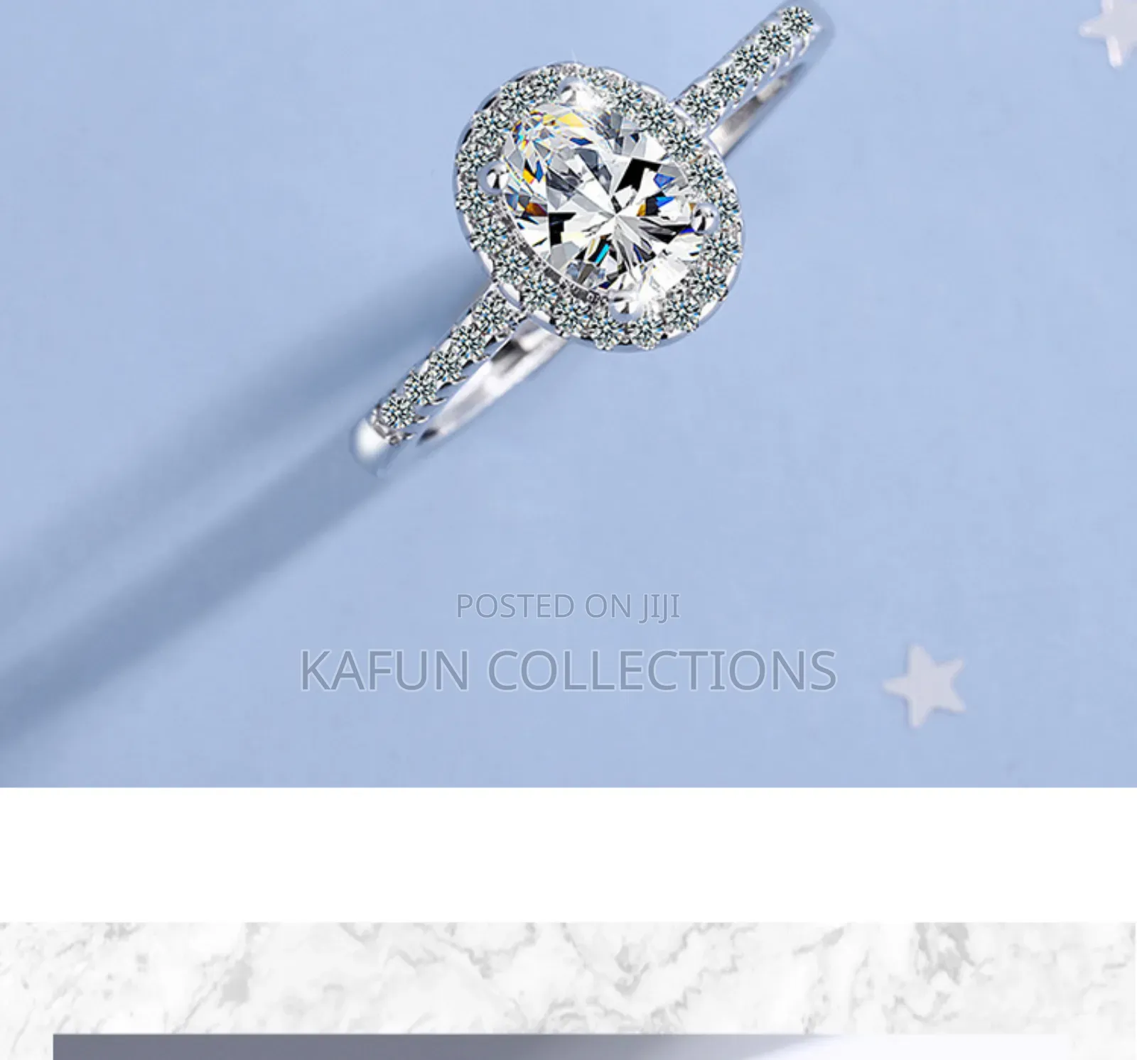 Sterling Silver Adjustable Engagement/Proposal Ring