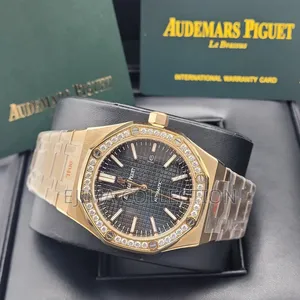 Quality Audemars Piguet Automatic Transparent Back Wit Stone