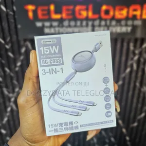 Remax 15w Rc C033 3 in 1 Fast Charging Cable
