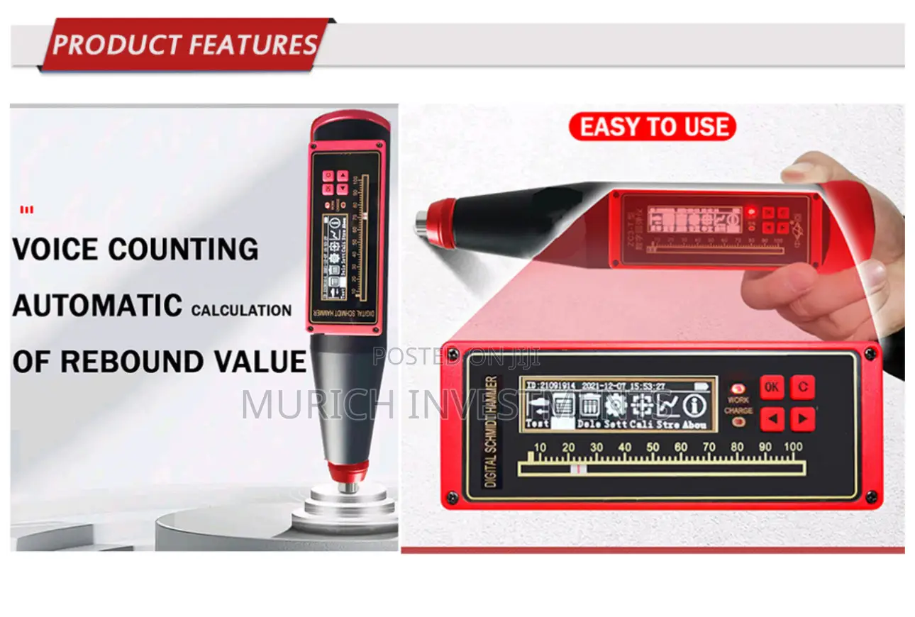 Digital Concrete Rebound Hammer Tester
