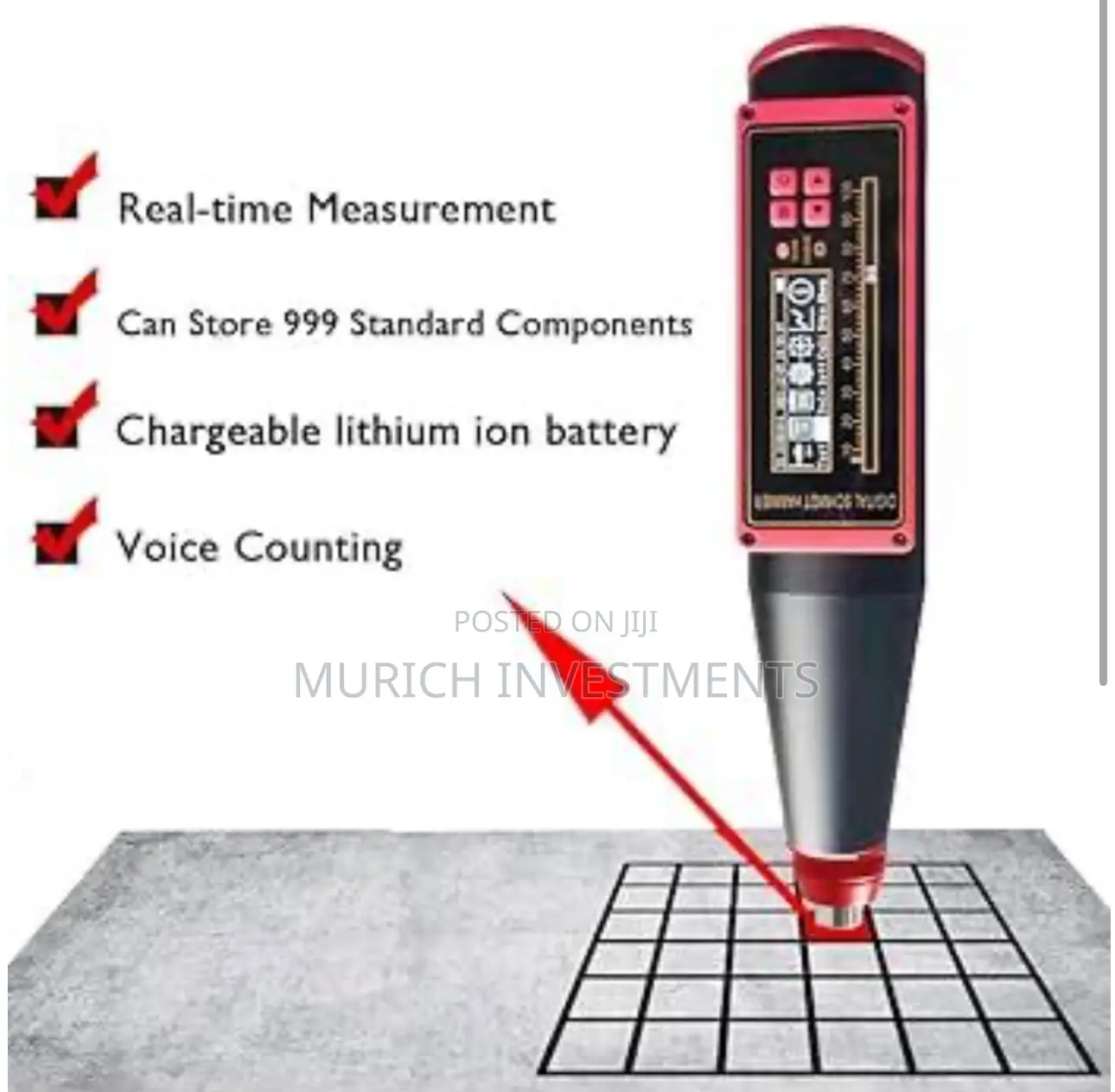 Digital Concrete Rebound Hammer Tester