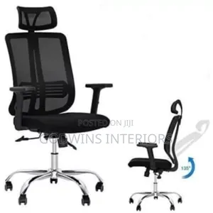 High Back Office Manager Chair- Black