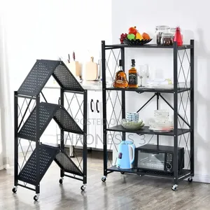 Multifunctional Foldable Metal Shelf