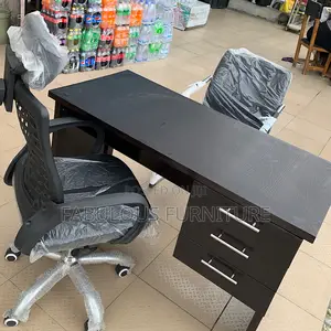 Complete Office Table and 2 Chairs Set