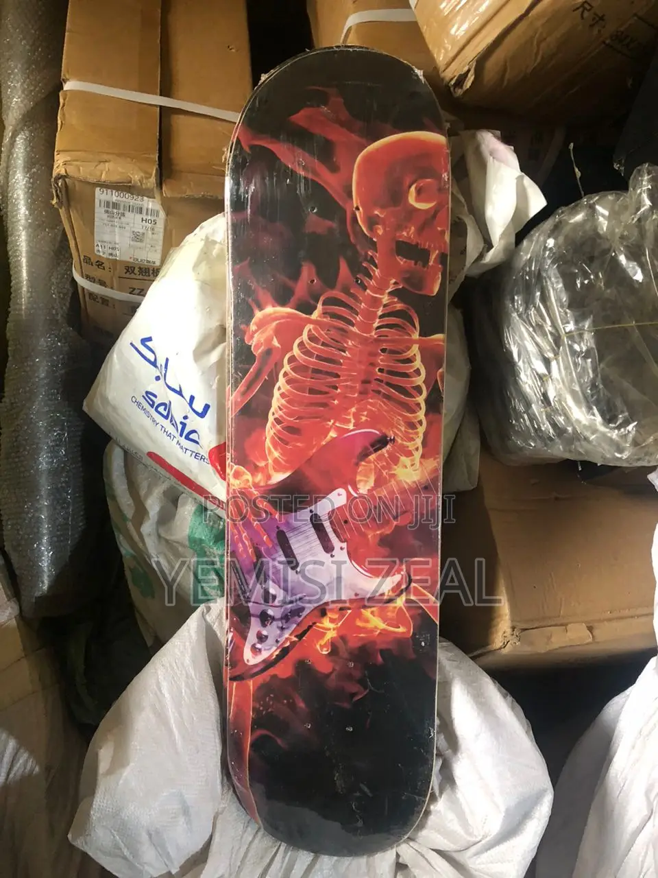 Fancy Skull Skating Board