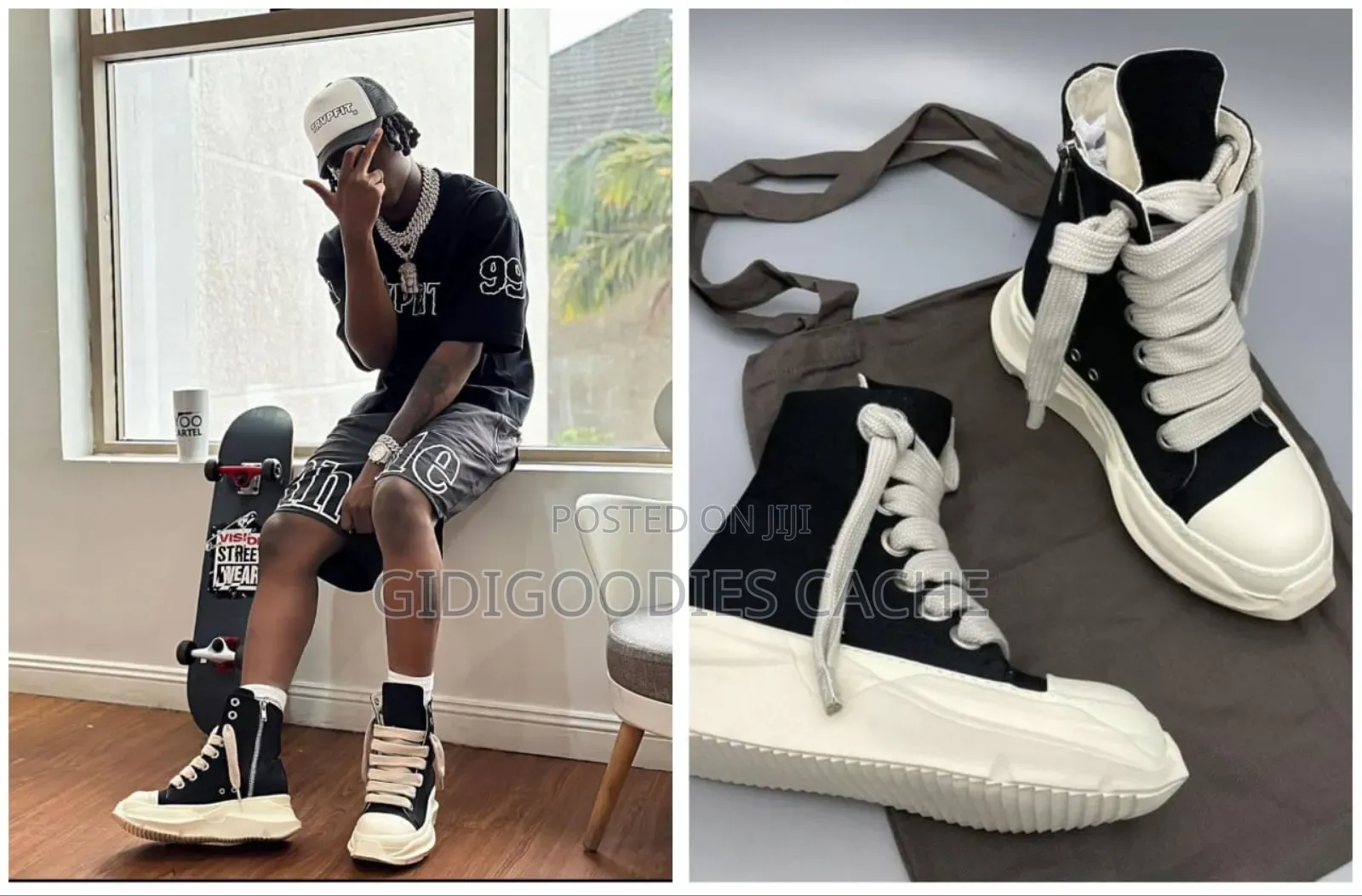Rick Owen Hightop Sneakers