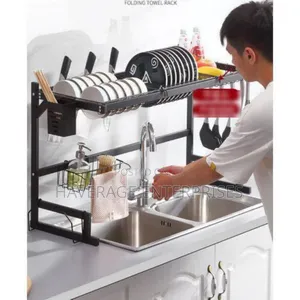 Over Sink Stanless Steel Dish Drying Rack