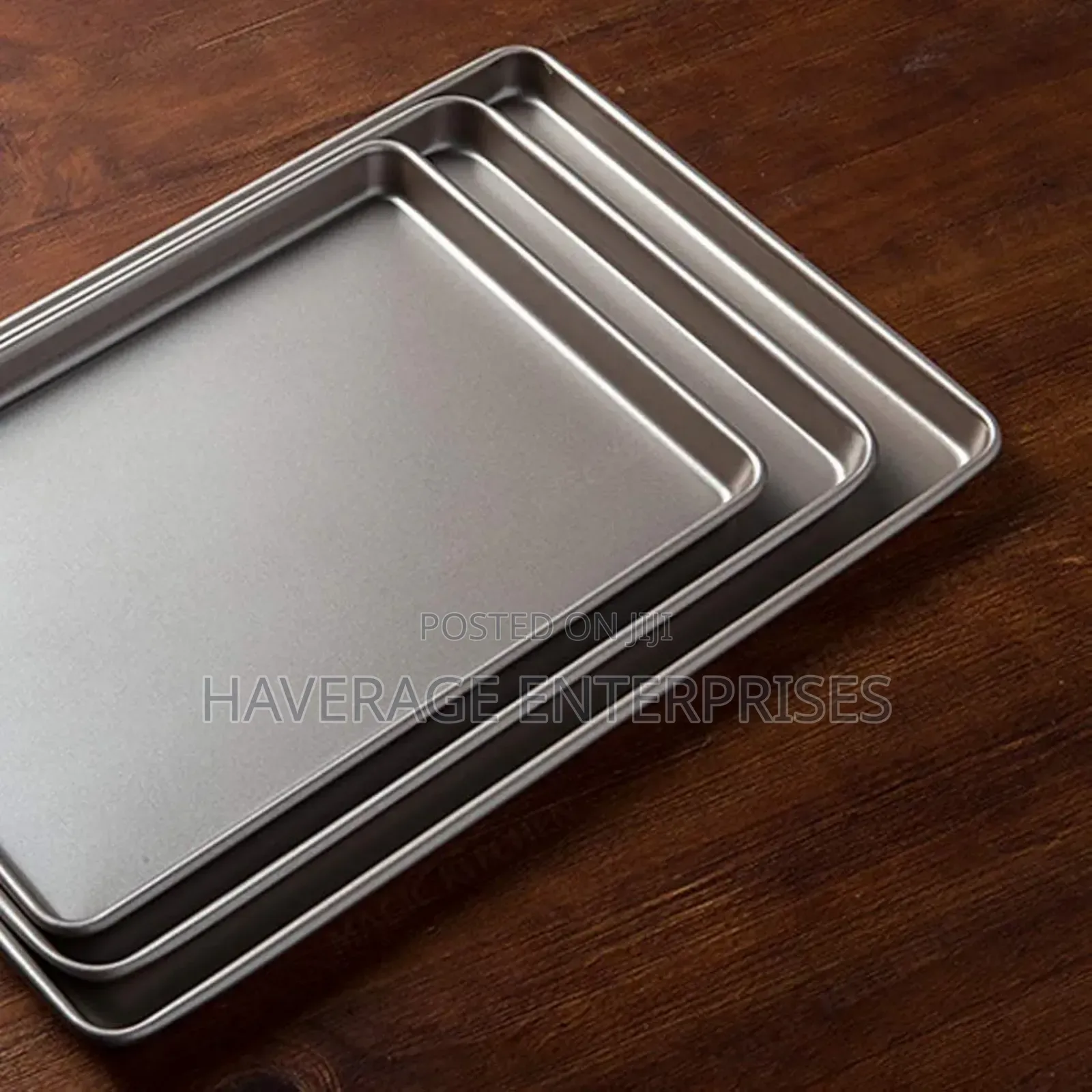 Baking Tray Rectangular Non-Stick Baking Tray 6pcs