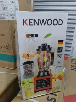 Kenwood K-18 Double Cup 4L Home-Friendly Jar Blender