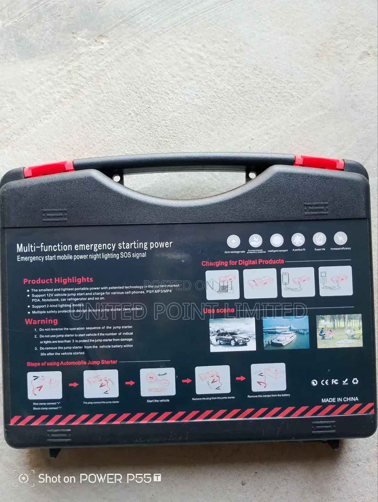 Multi-Function Jump Starter Power Bank 99800ah