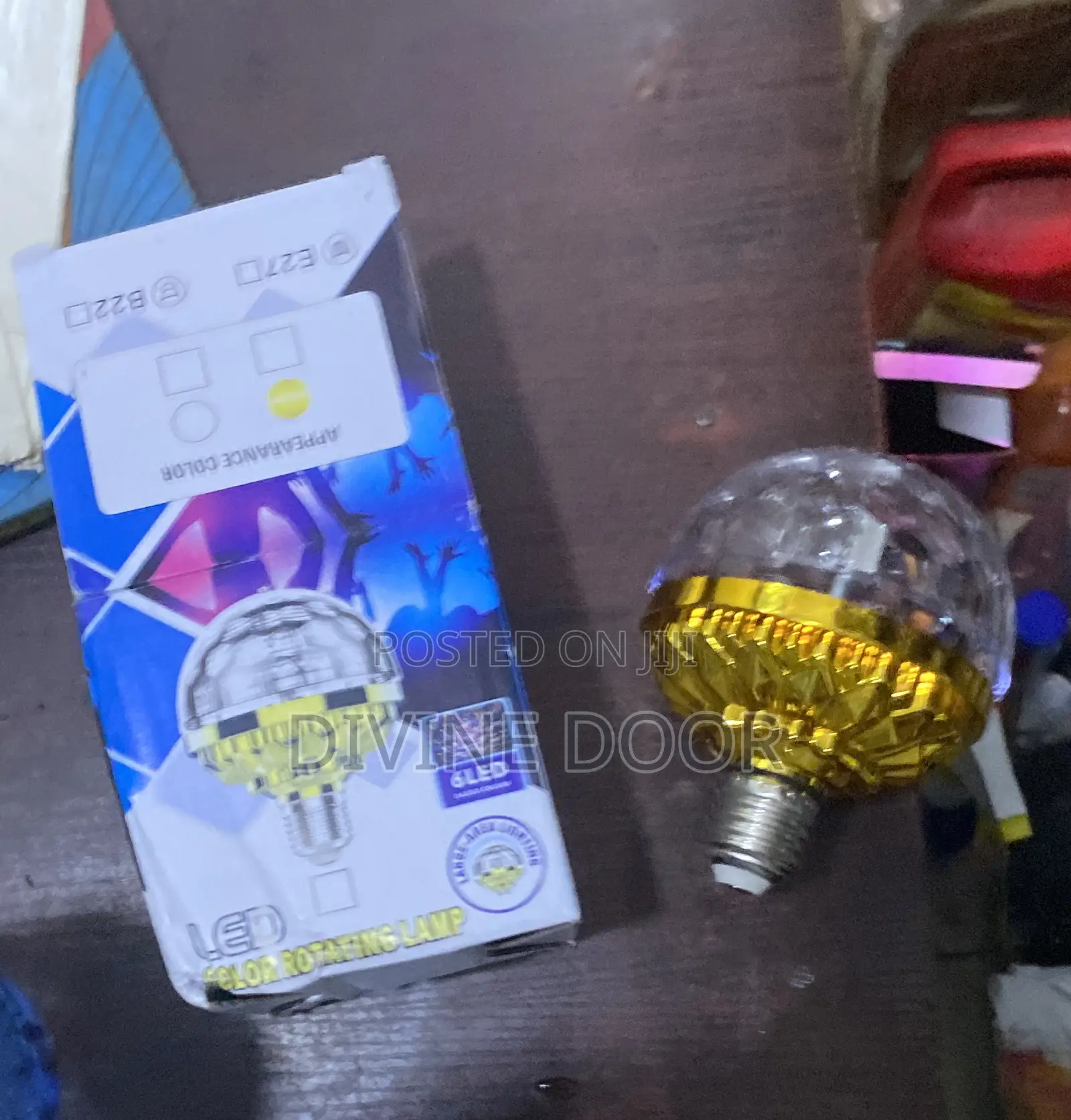 Led Bulb Rotating Light