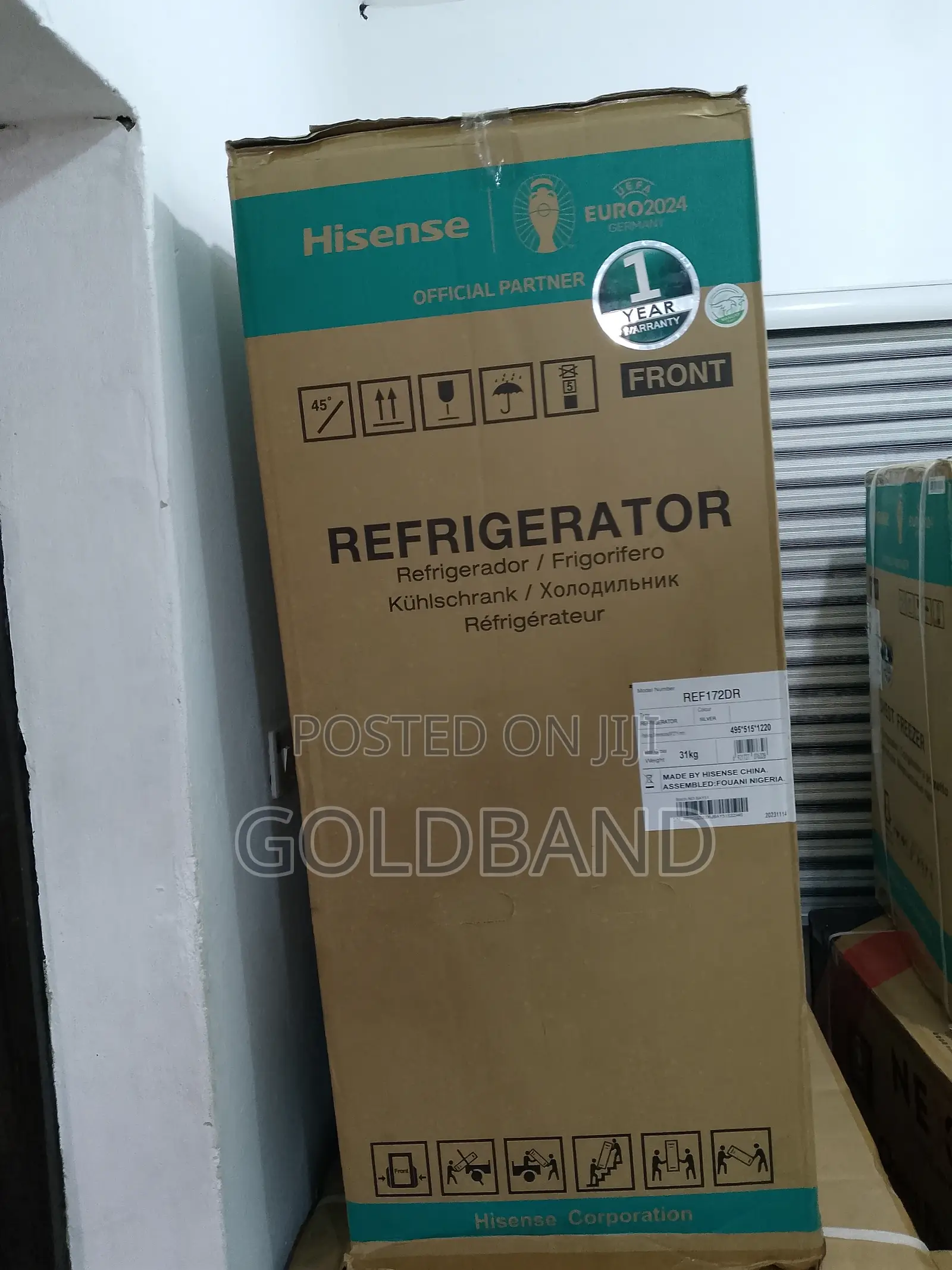 Hisense 124L Double Door Quick Cooling Refrigerator