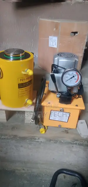 200 Ton Cylinder Jack With Electric Pump