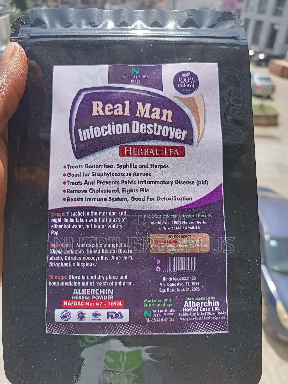 Real Man Infection Destroyer Tea: Solution for STDS Stis
