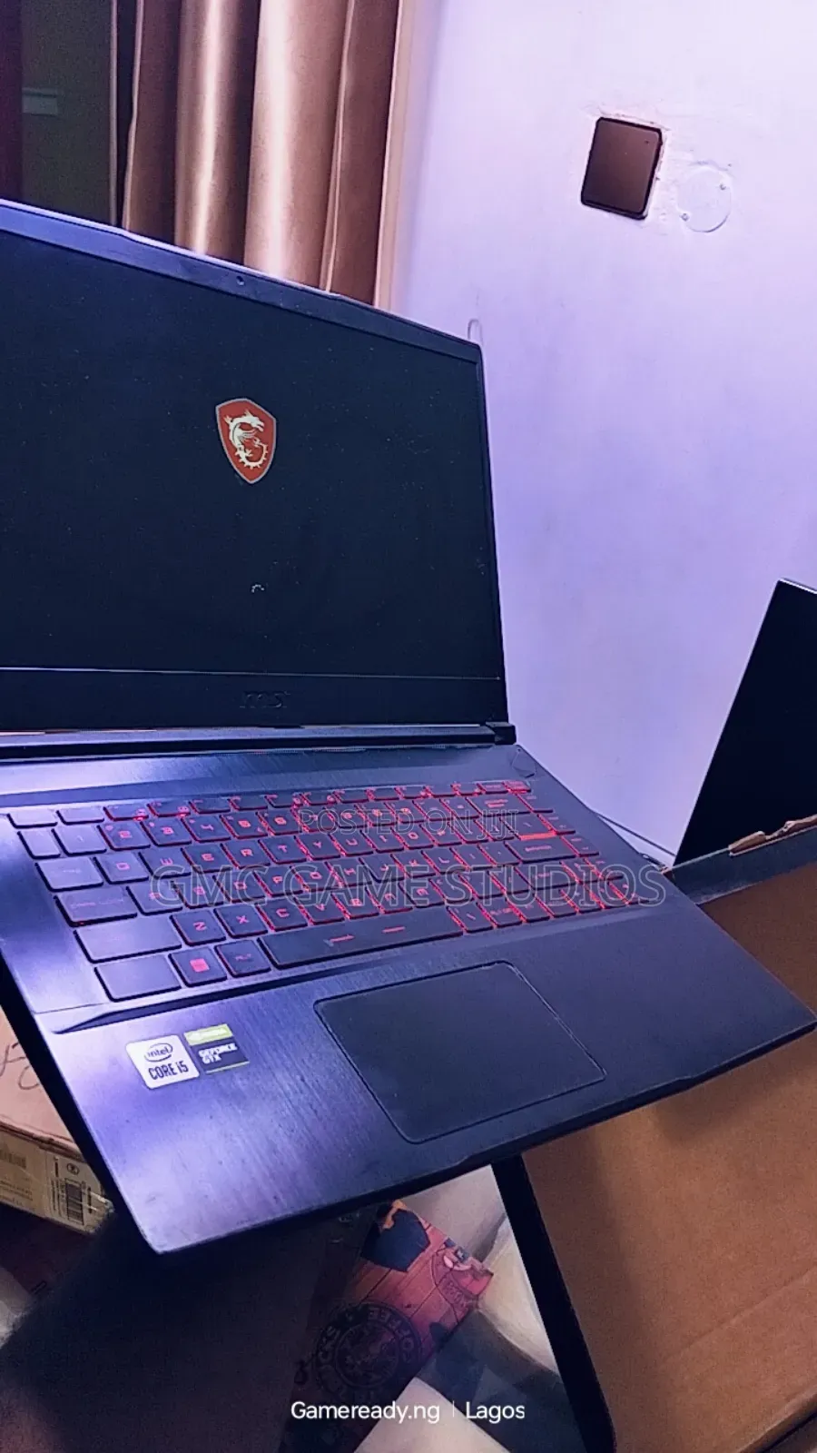 Laptop MSI GF63 8GB Intel Core I5 HDD+SSD 256GB