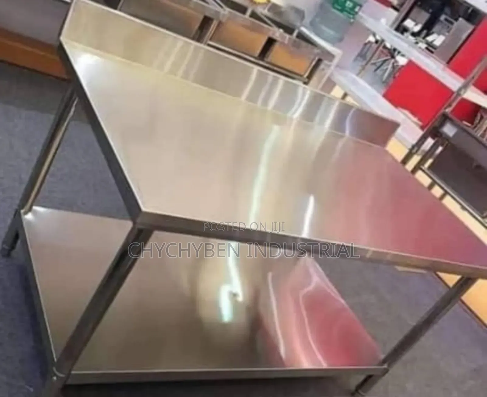 5ft Stainless Steel Working Table With Backsplash