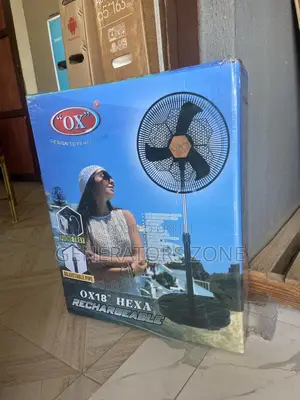 Extensional Rod OX Hexa Rechargeable 18" Standing Fan