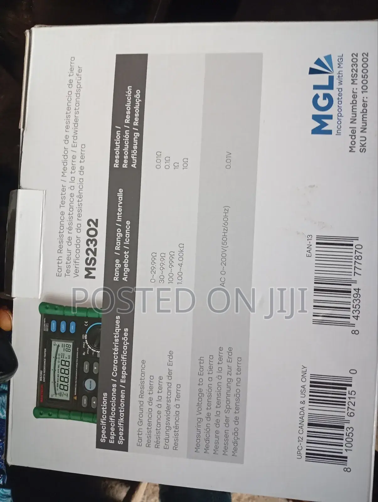 Mastech Earth Resistance Tester
