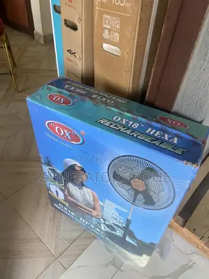 Photo - High Class OX Hexa Rechargeable 18" Standing Fan