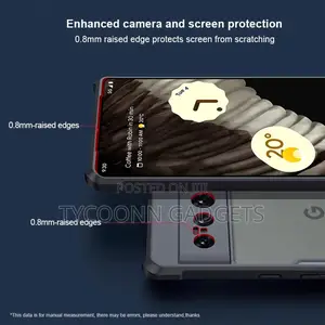 Ultra-Thin Cover Soft TPU Bumper,Clear Back for Pixel 8 Pro
