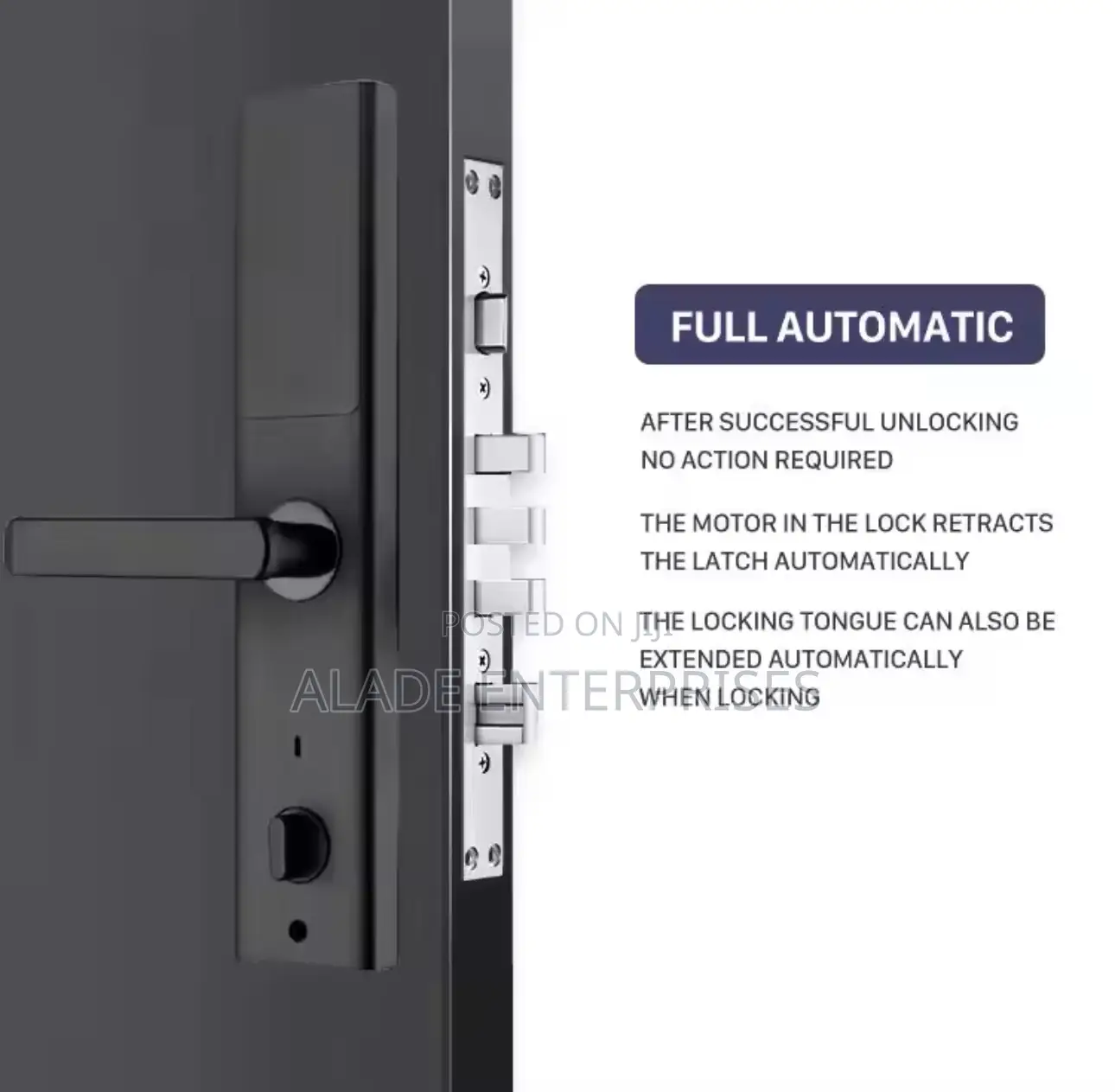 Digital Push Pull Smart Door Lock With Smart Life App