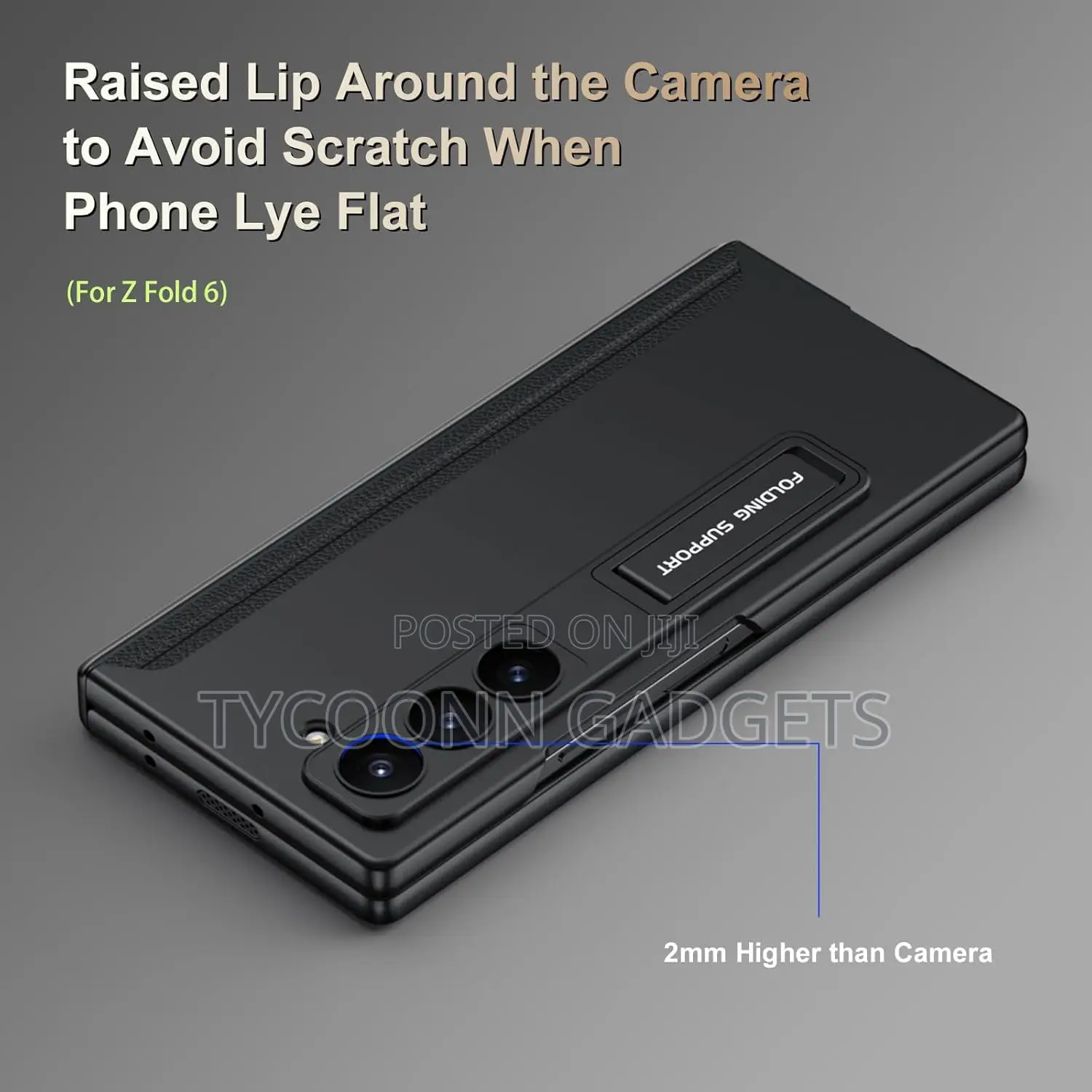 Z Fold 6 Case, Magnetic Hinge Protection, Screen Protector