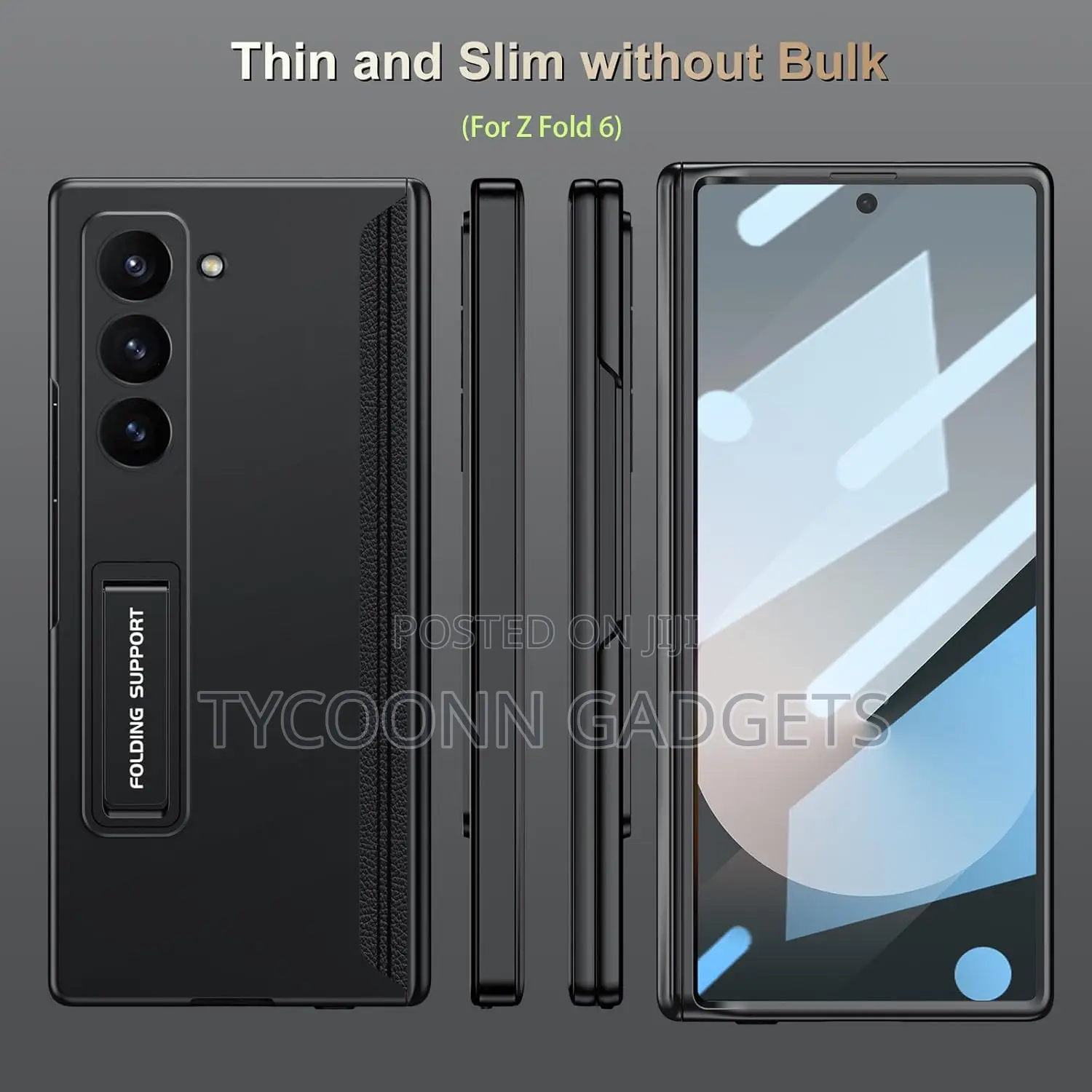 Z Fold 6 Case, Magnetic Hinge Protection, Screen Protector