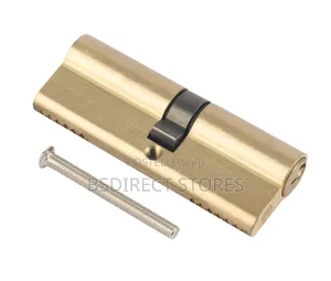 Smith and Locke Brass Single Euro Cylinder Lock L70mm, W33mm