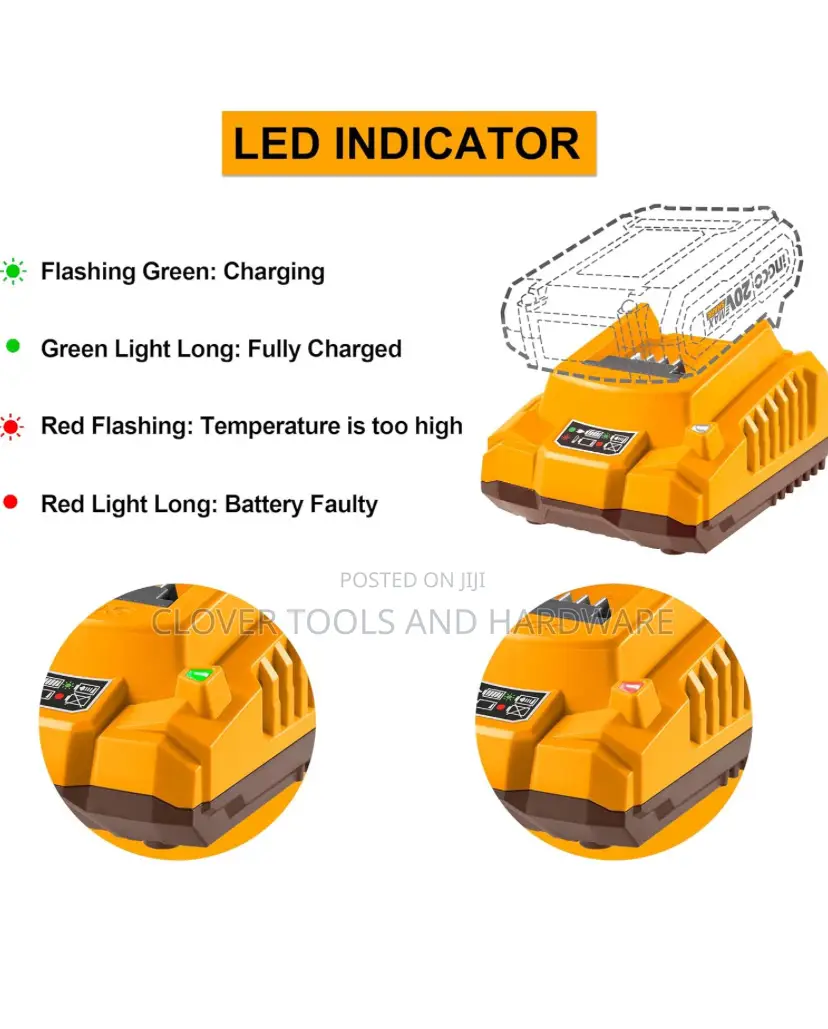 Ingco Fast Battery Charger 20V