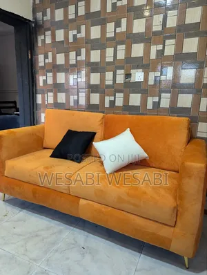 Photo - Three Seater Chair Made With High Quality Fabric