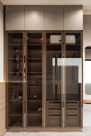Aluminium Glass-Framed Wardrobe Closet
