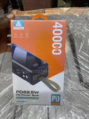 TITITALL 22.4W Super Fast Power Bank 40000mah