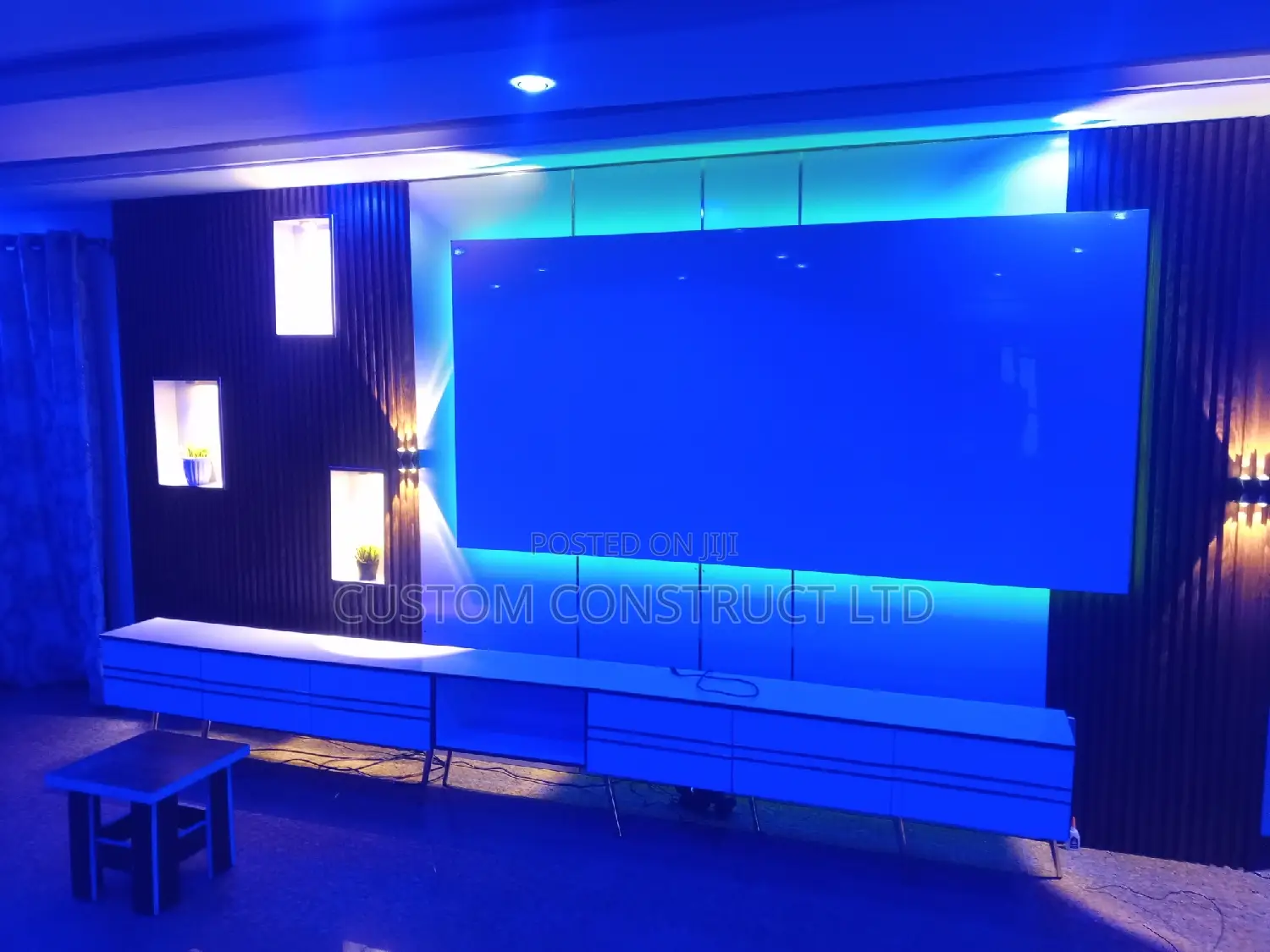 Modern Tv Console Wall Unit Custom Tv Stand Design