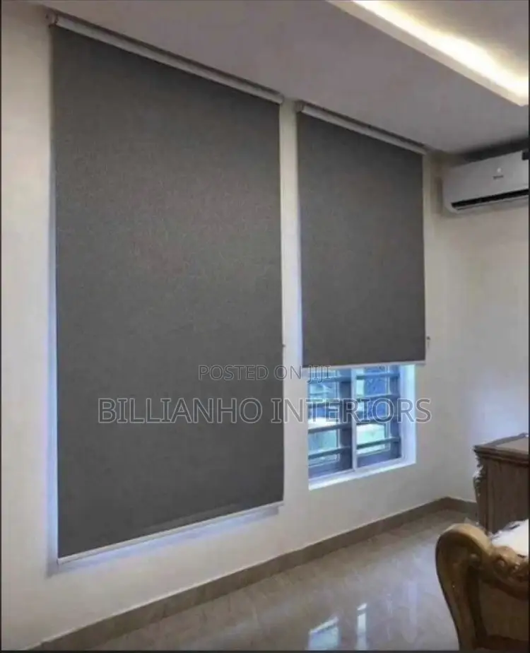 Automated Open Rail Roller Blinds