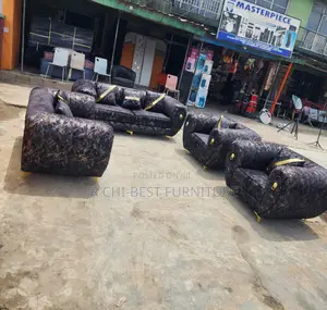 Quality Padded Upholstery Set of Fabric Sofa Parlor Chirs