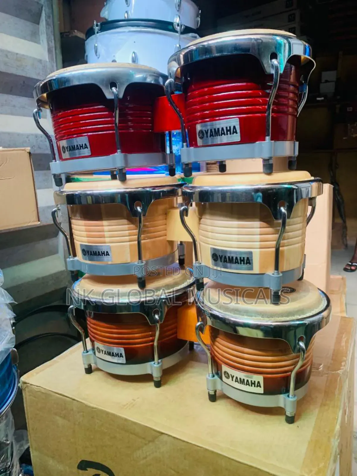 Professional Bongo Drum Yamaya