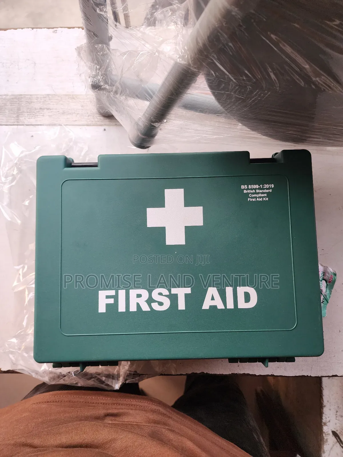 First Aid Box Kitted Blue Medium