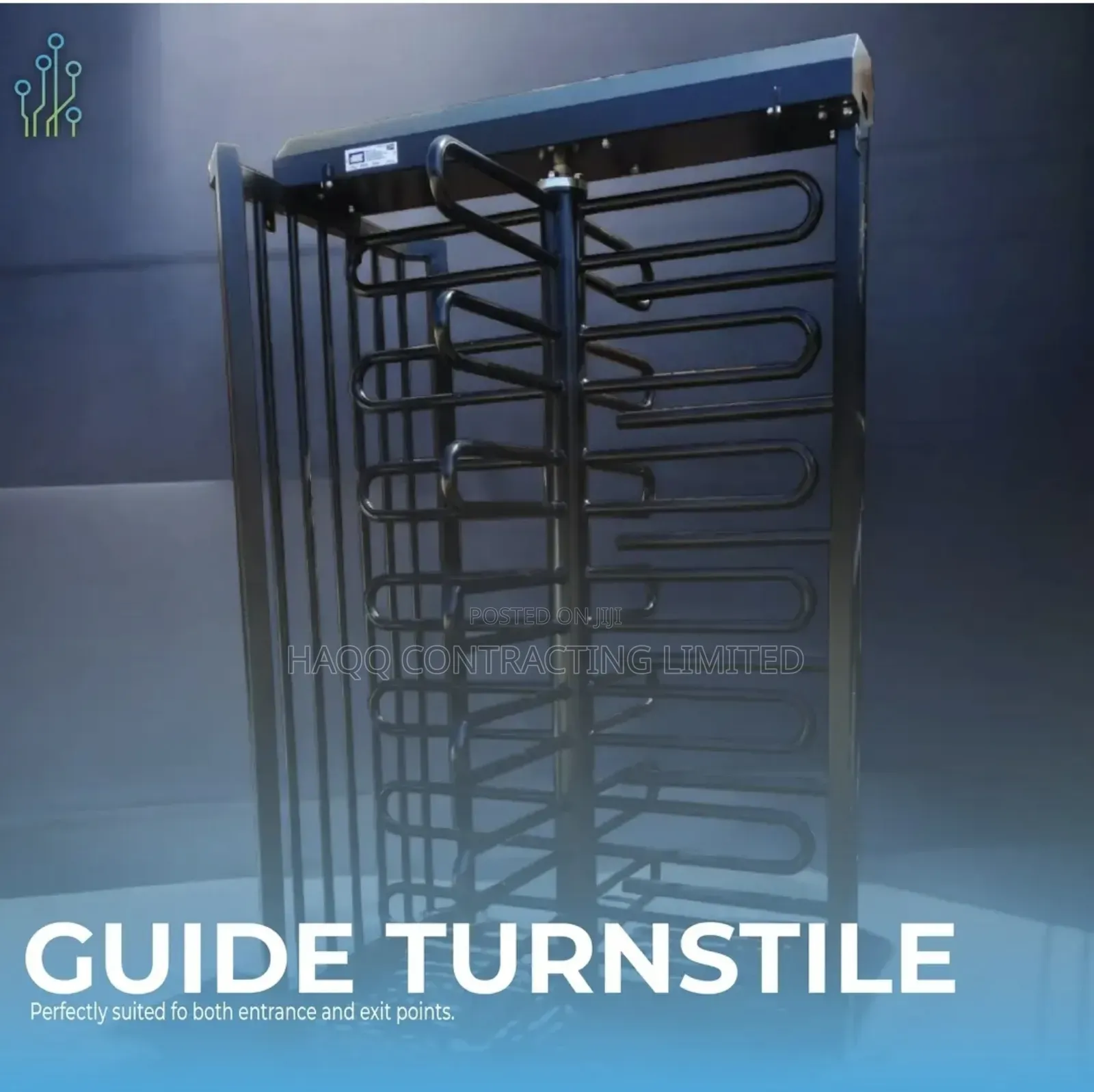 Full Height Guide Turnstile