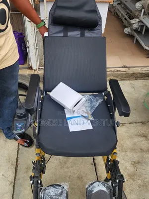 Electric Motorized Wheelchair With Orthopaedic Footrest