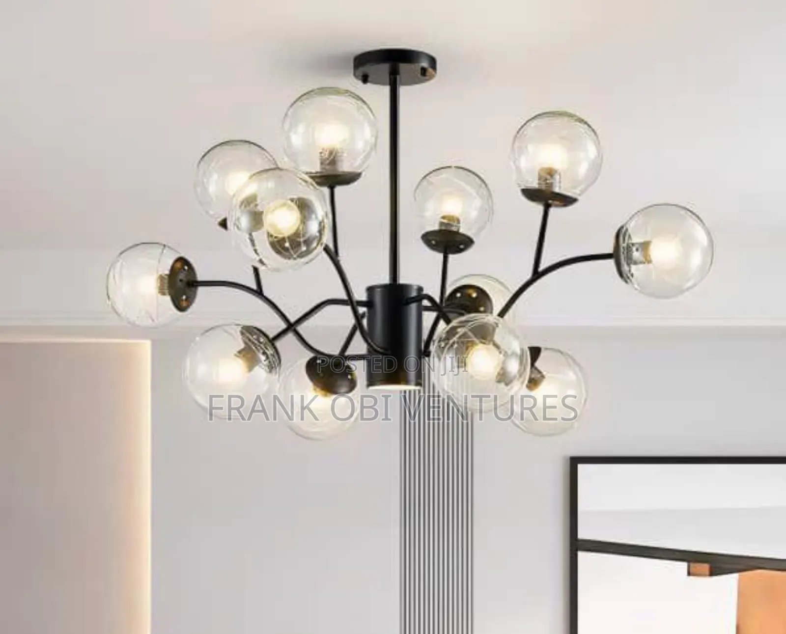 Frosted Balls Chandeliers