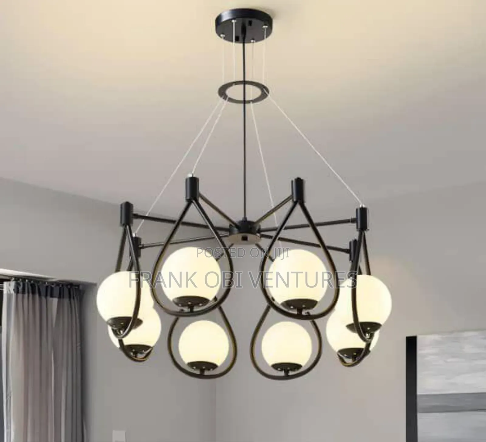 Frosted Balls Chandeliers